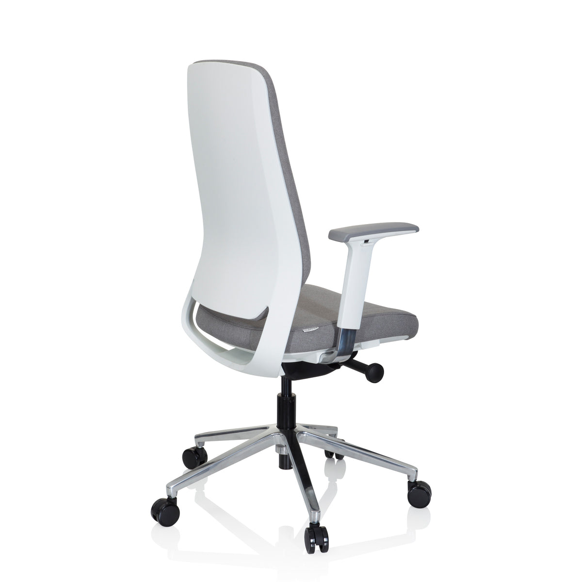 hjh OFFICE Bürostuhl Drehsessel Stuhl grau Synchronmechanik Armlehnen Möbel729 - 4251084677046