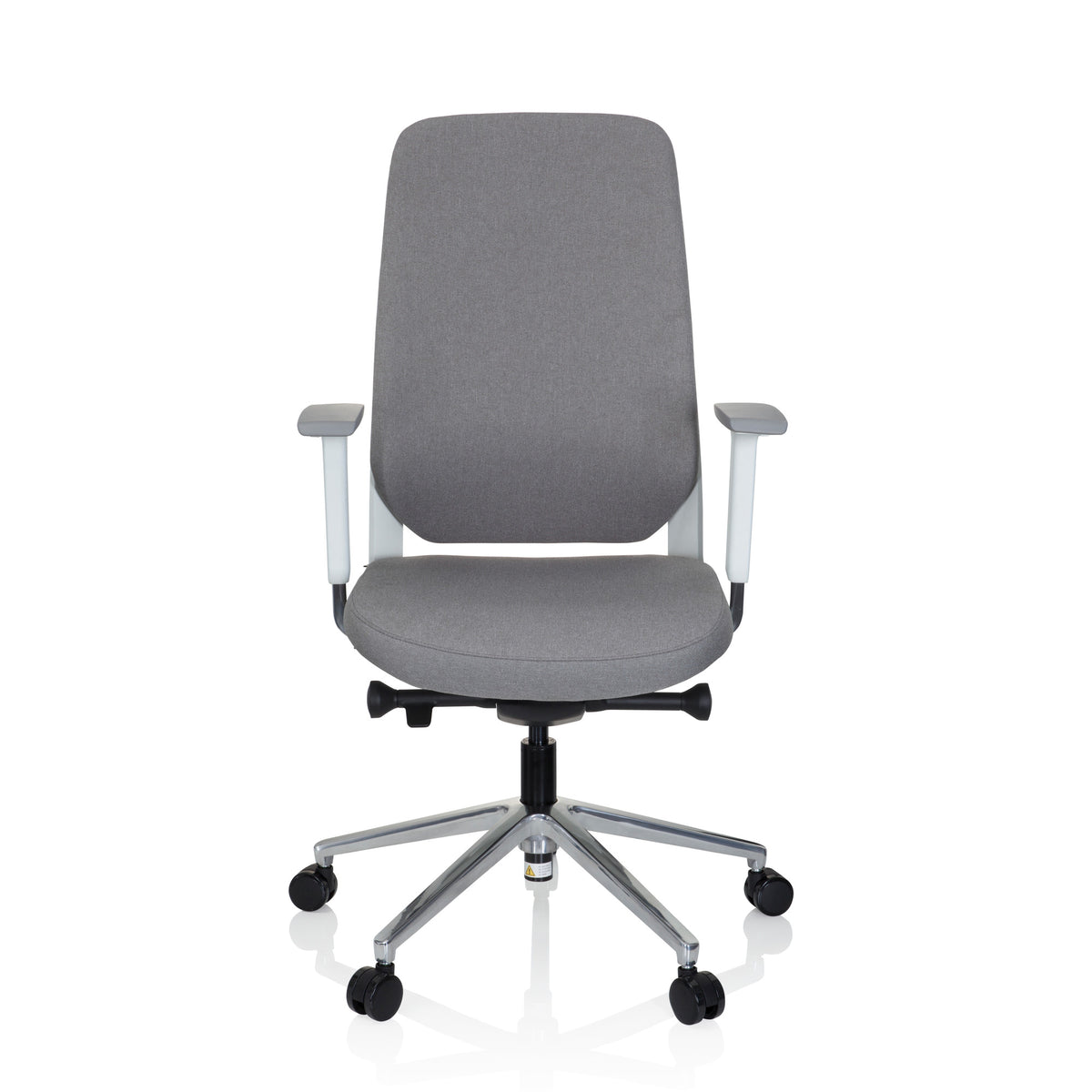 hjh OFFICE Bürostuhl Drehsessel Stuhl grau Synchronmechanik Armlehnen Möbel729 - 4251084677046