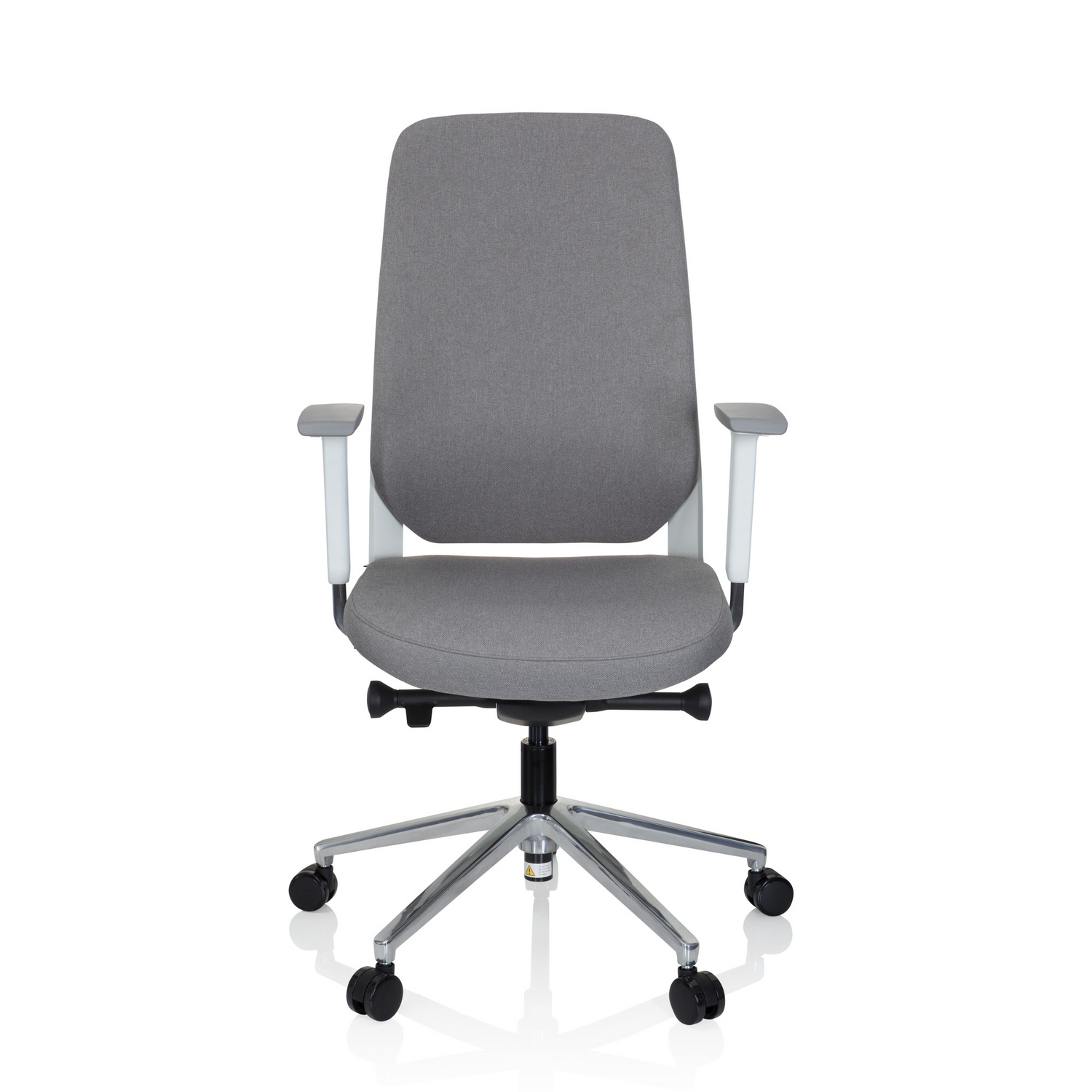 B-Ware Hjh Office Bürostuhl Drehsessel Stuhl Grau Synchronmechanik Armlehnen Möbel - 4251084677046