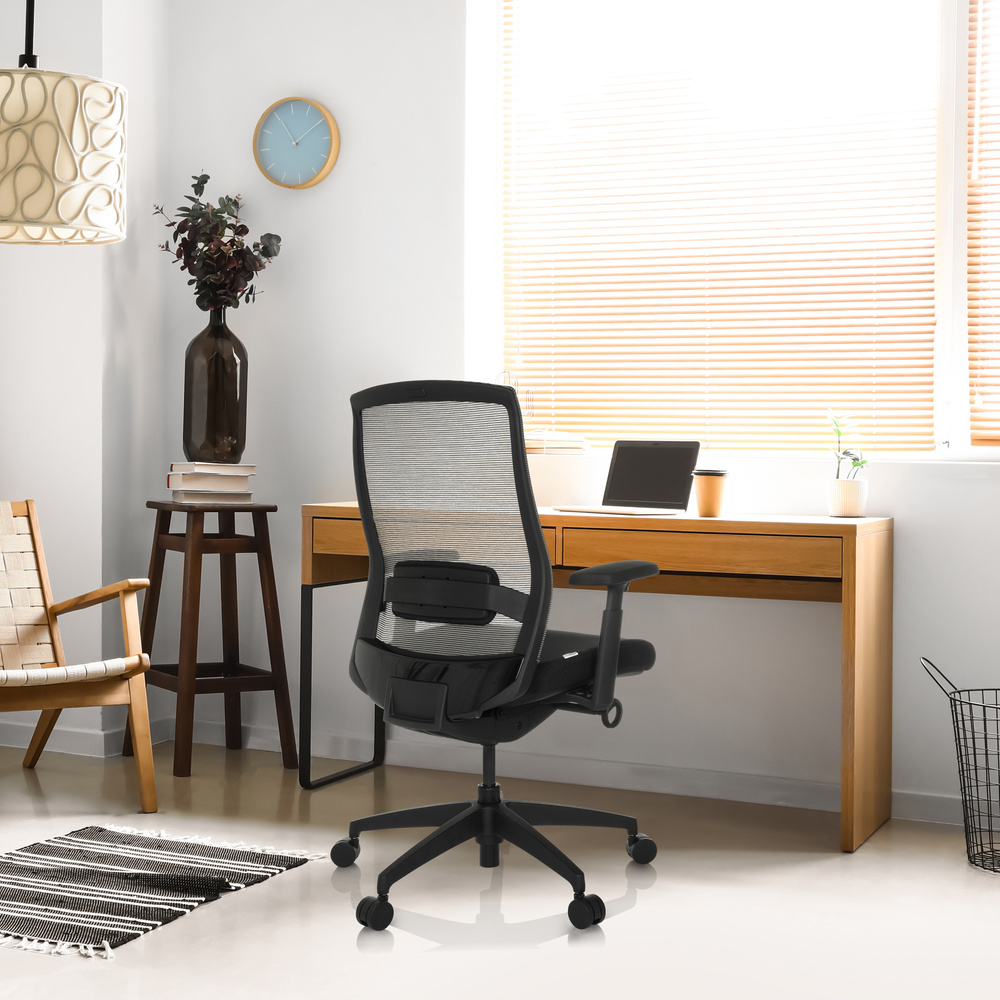 Hjh Office Bürostuhl Drehstuhl Stuhl Colore Netzstoff Sitz Schwarz Profi B-Ware - 4064323045458