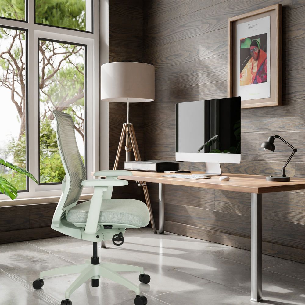 Hjh Office Bürostuhl Drehstuhl Stuhl Colore Netzstoff Lichtgrau Profi Bürostühle B-Ware - 4064323045465