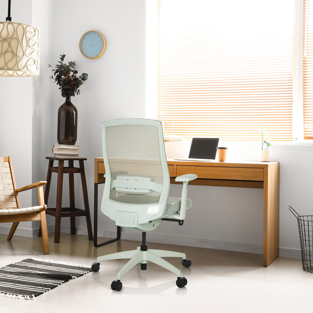 Hjh Office Bürostuhl Drehstuhl Stuhl Colore Netzstoff Lichtgrau Profi Bürostühle B-Ware - 4064323045465
