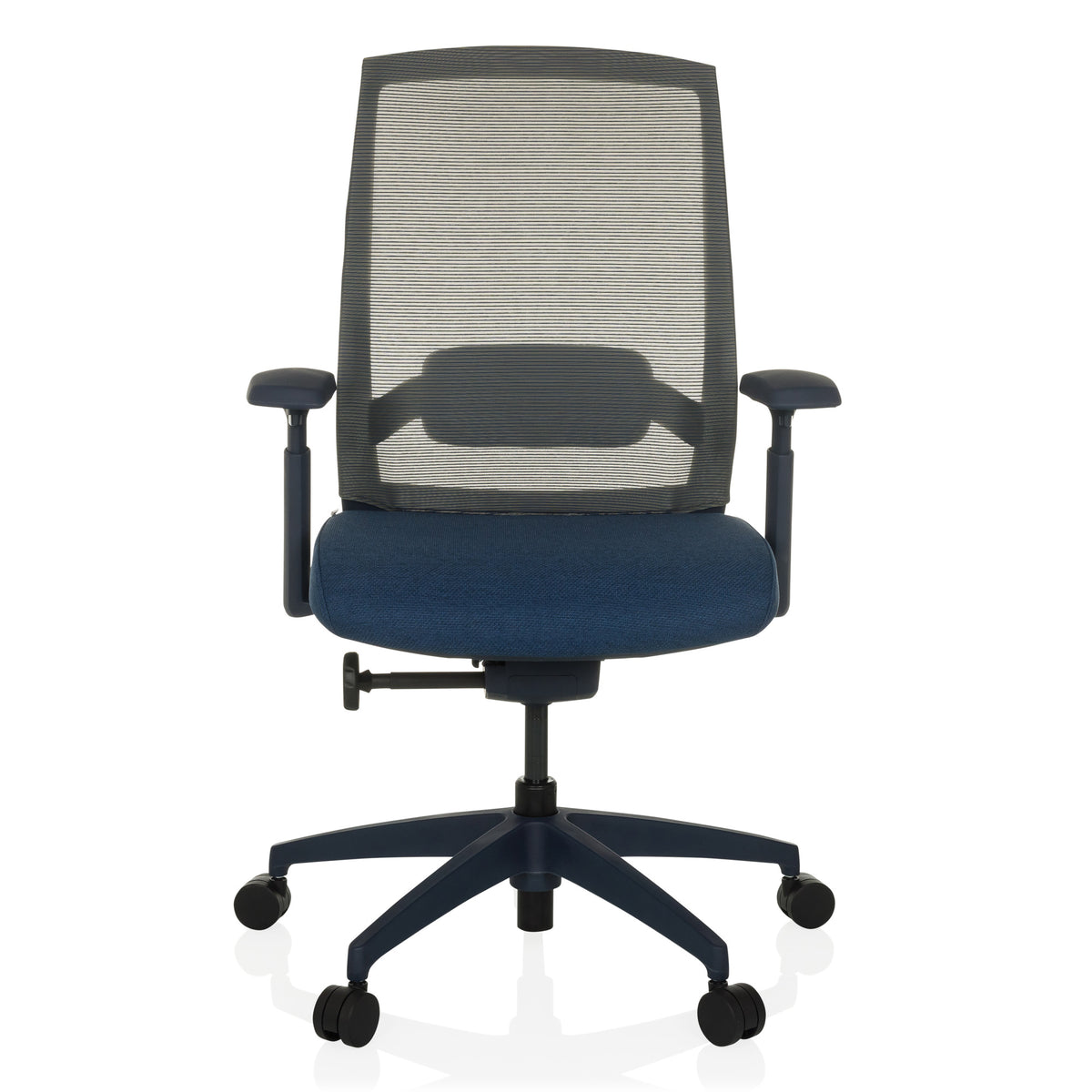 hjh OFFICE Bürostuhl Drehstuhl Schreibtischstuhl COLORE Netzstoff blau Profi - 4064323045489