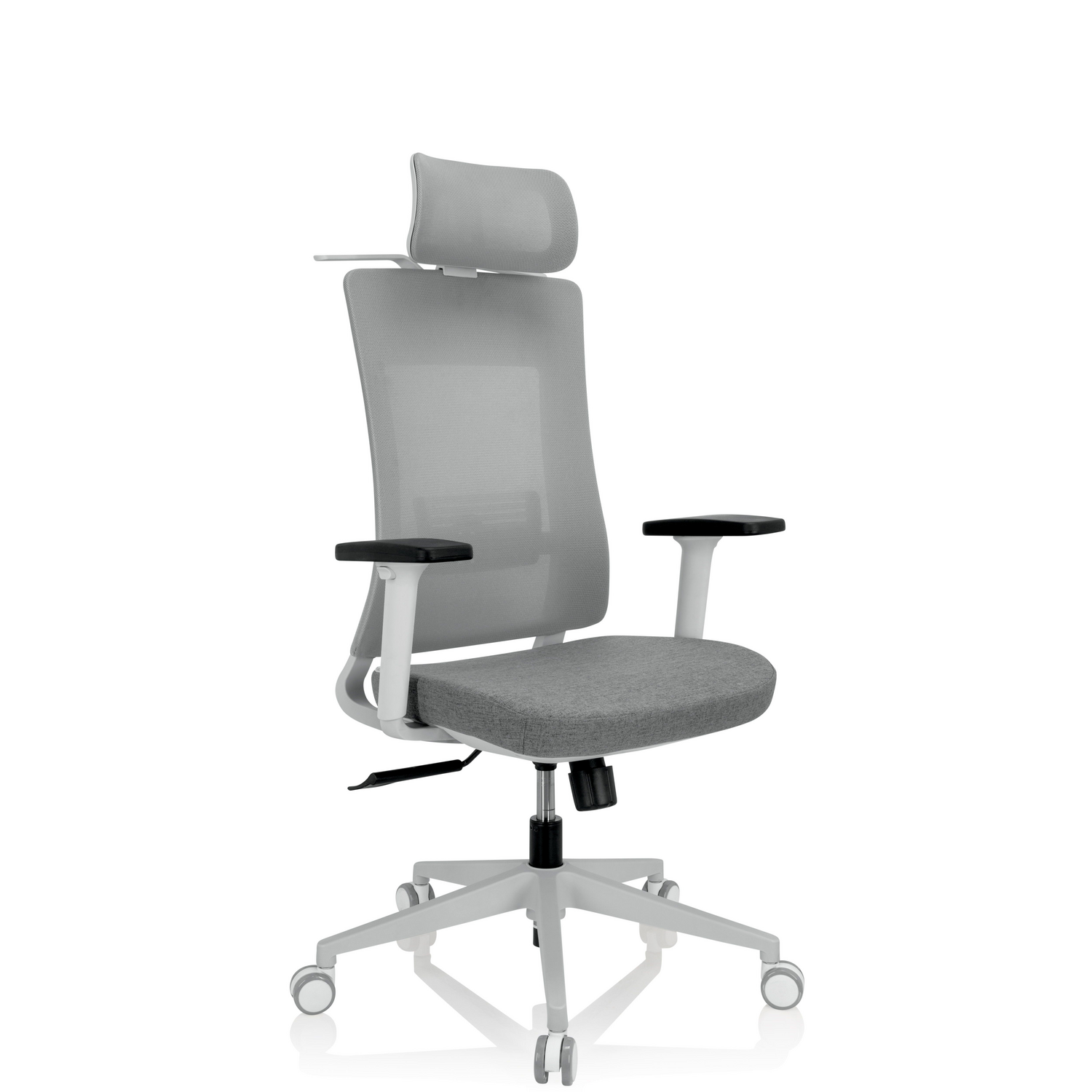 B-Ware Hjh Office Bürostuhl Drehstuhl Comfio Stuhl Schreibtischstuhl Stoff Büro Grau - 4064323023326