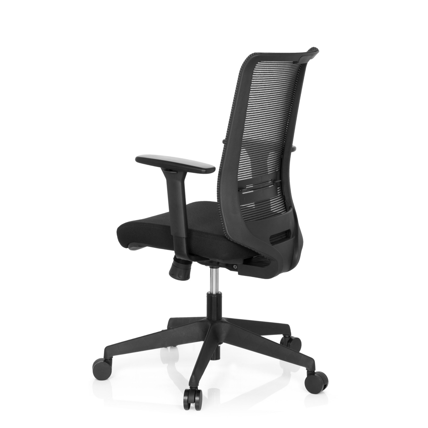 B-Ware Hjh Office Bürostuhl Drehstuhl Stuhl Coniston Netz Stoff Schwarz Armlehnen - 4251084659301
