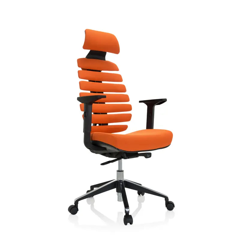 B-Ware Hjh Office Bürostuhl Drehstuhl Ergo Line Ii Pro Stoff Orange Höhenverstellbar602 - 4064323013617