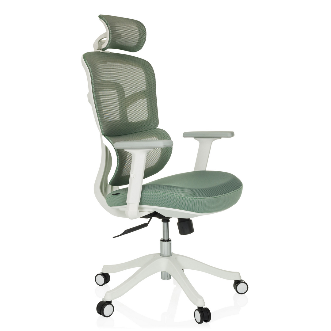 My Buero Bürostuhl Drehstuhl Stuhl Home Office Grün Höhenverstellbare Armlehnen B-Ware - 4064323045854