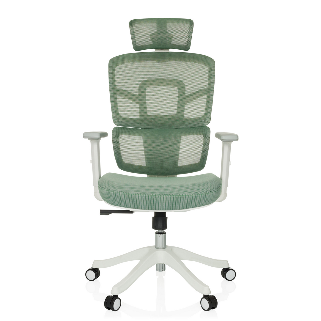 My Buero Bürostuhl Drehstuhl Stuhl Home Office Grün Höhenverstellbare Armlehnen B-Ware - 4064323045854