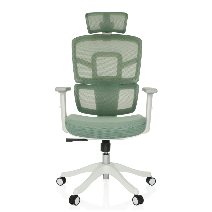 My Buero Bürostuhl Drehstuhl Stuhl Home Office Grün Höhenverstellbare Armlehnen B-Ware - 4064323045854