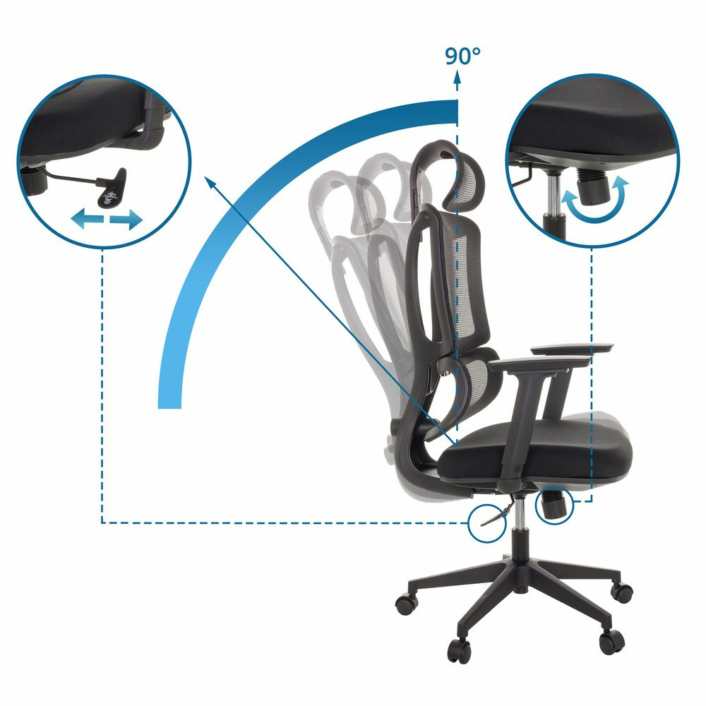 B-Ware Bürostuhl Drehstuhl Ergomy Sitz Schreibtischstuhl Büro Mybuero Siehe Text - 4064323037163