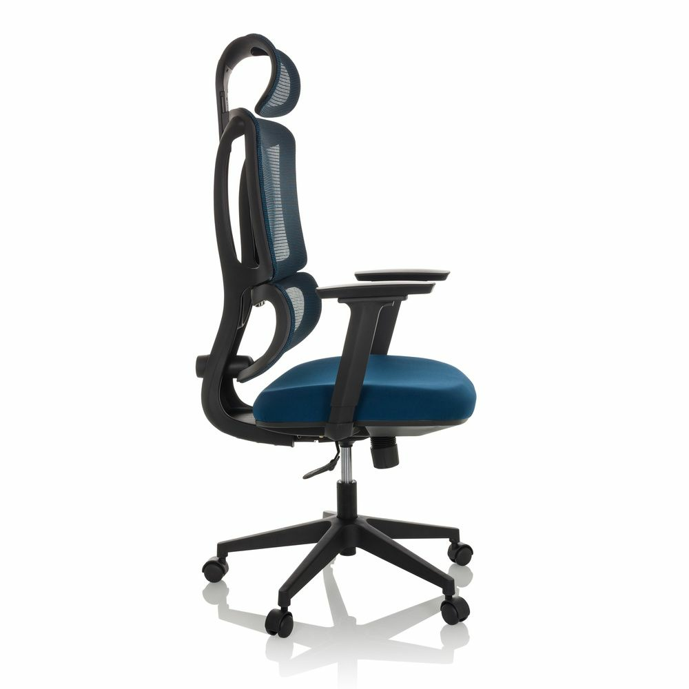 Bürostuhl Drehstuhl Ergomy Sitz Schreibtisch Netzstoff Blau Mybuero B-Ware - 4064323037194