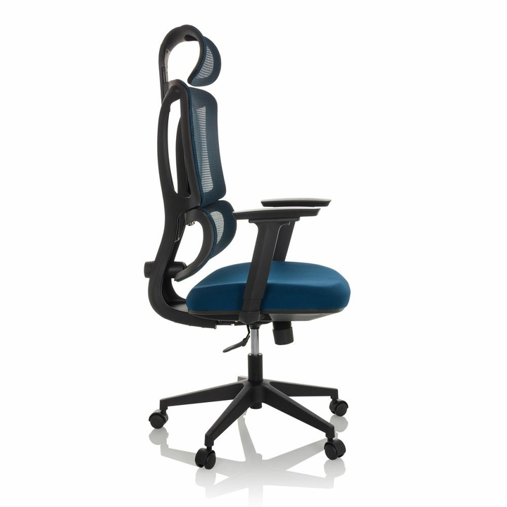 Bürostuhl Drehstuhl Ergomy Sitz Schreibtisch Netzstoff Blau Mybuero B-Ware - 4064323037194