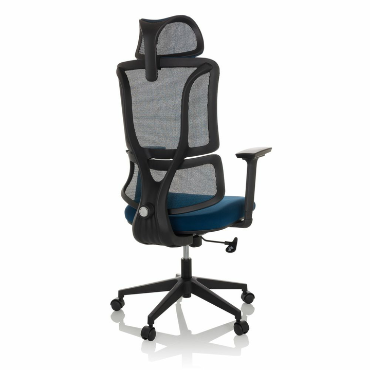 Bürostuhl Drehstuhl Ergomy Sitz Schreibtisch Netzstoff Blau Mybuero B-Ware - 4064323037194