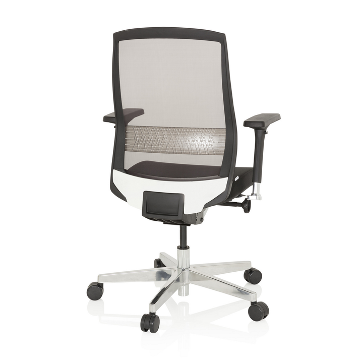 Hjh Office Bürostuhl Drehstuhl Fountaine Netzstoff Sitz Schwarz Lordosenstütze B-Ware - 4251084667795