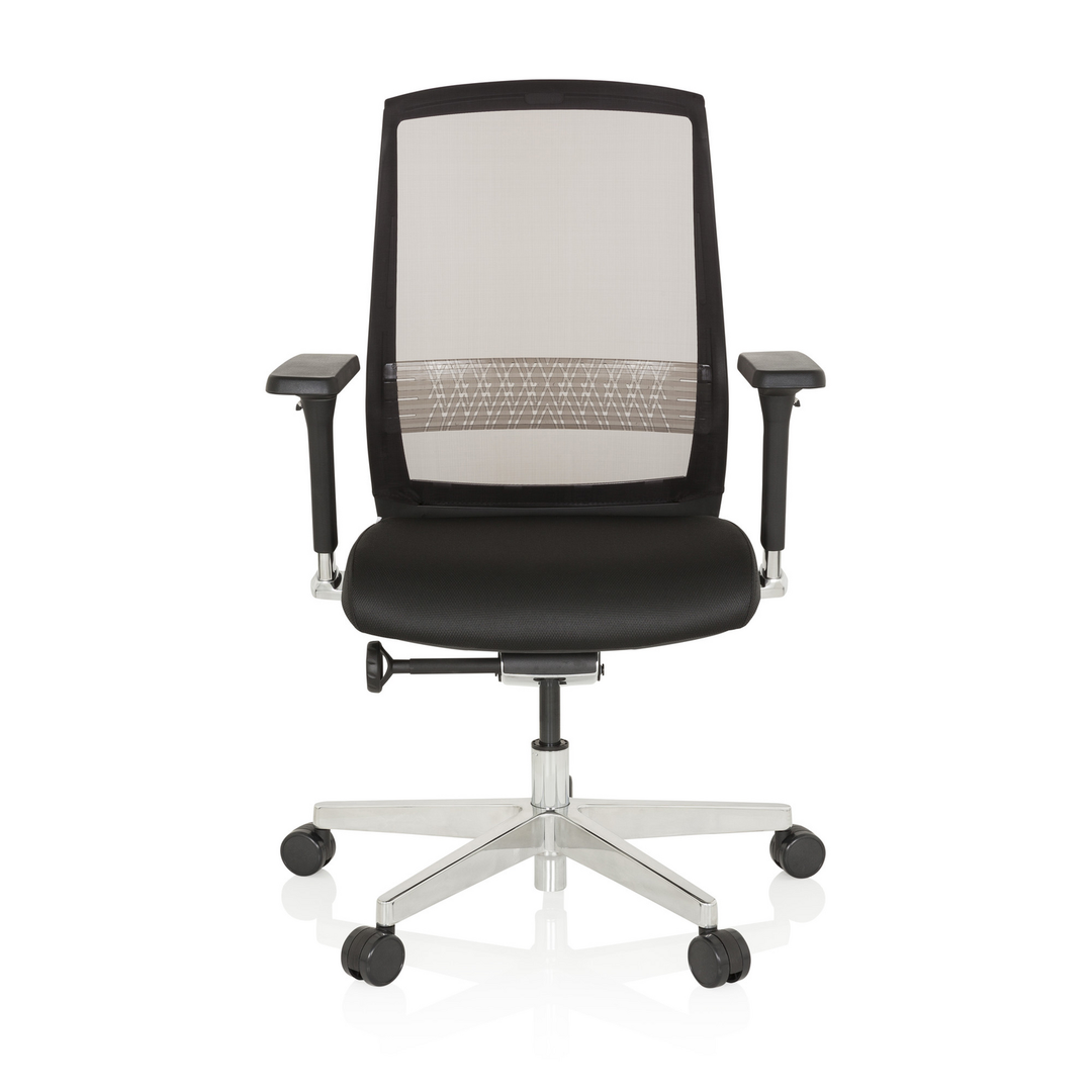Hjh Office Bürostuhl Drehstuhl Fountaine Netzstoff Sitz Schwarz Lordosenstütze B-Ware - 4251084667795