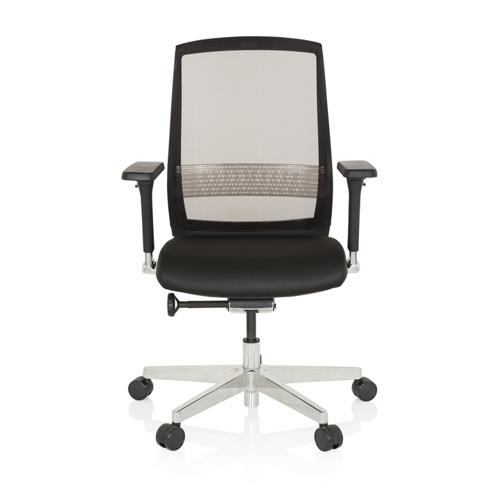 Hjh Office Bürostuhl Drehstuhl Fountaine Netzstoff Sitz Schwarz Lordosenstütze B-Ware - 4251084667795