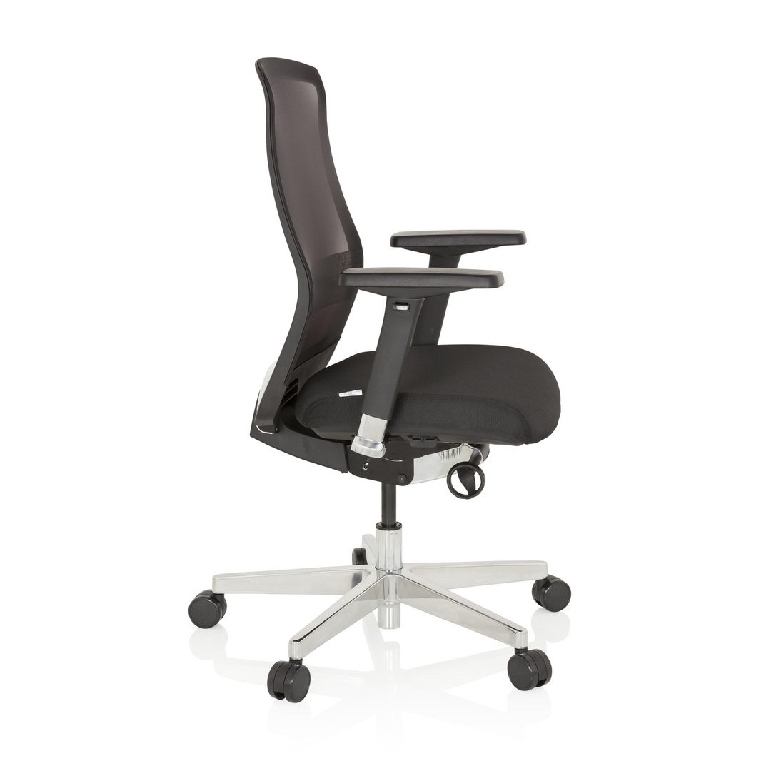 Hjh Office Bürostuhl Drehstuhl Fountaine Netzstoff Sitz Schwarz Lordosenstütze B-Ware - 4251084667795