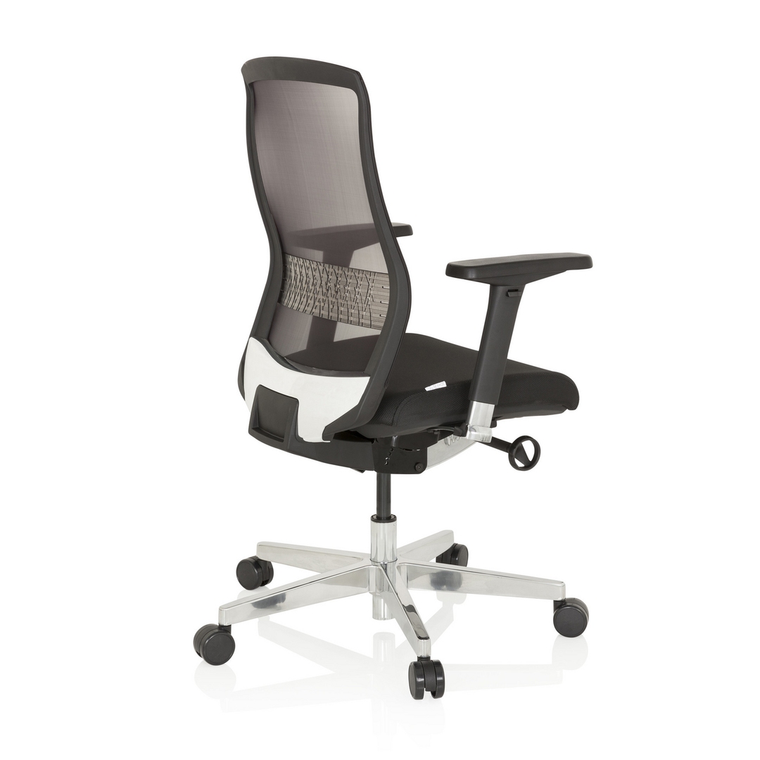 Hjh Office Bürostuhl Drehstuhl Fountaine Netzstoff Sitz Schwarz Lordosenstütze B-Ware - 4251084667795