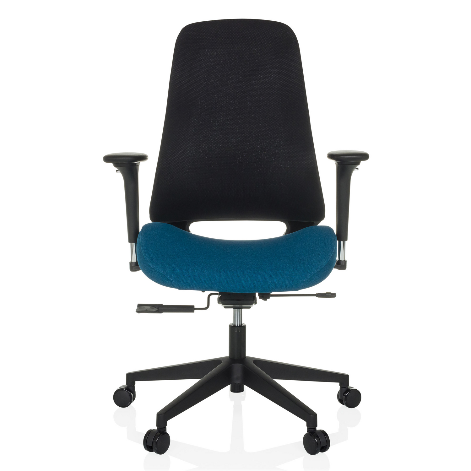 B-Ware Hjh Office Bürostuhl Drehstuhl Henfield B Stoff Dunkelblau Armlehne Rückenlehne - 4064323045083