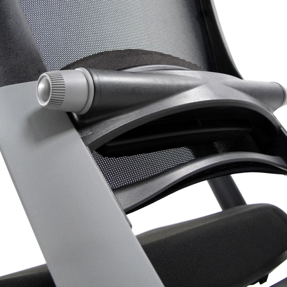 Hjh Office Bürostuhl Drehstuhl Stuhl Ikast I Netzstoff Stoff Schwarz Ergonomisch B-Ware - 4251084696702