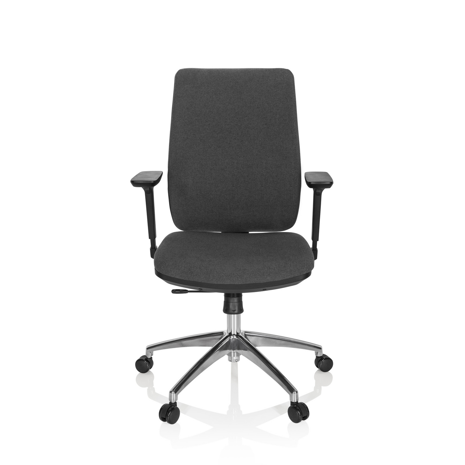Hjh Office Bürostuhl Drehstuhl Stuhl Integrio I Stoff Dunkelgrau Armlehnen B-Ware - 4064323000181
