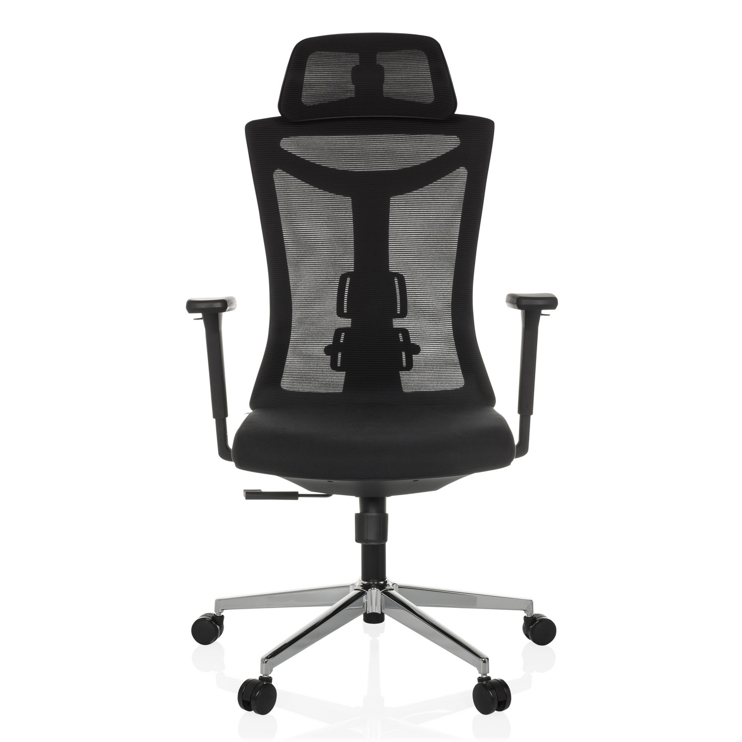 B-Ware Hjh Office Bürostuhl Drehstuhl Kamiak Rücken Netzstoff Sitz Stoff Schwarz Stuhl - 4064323039013