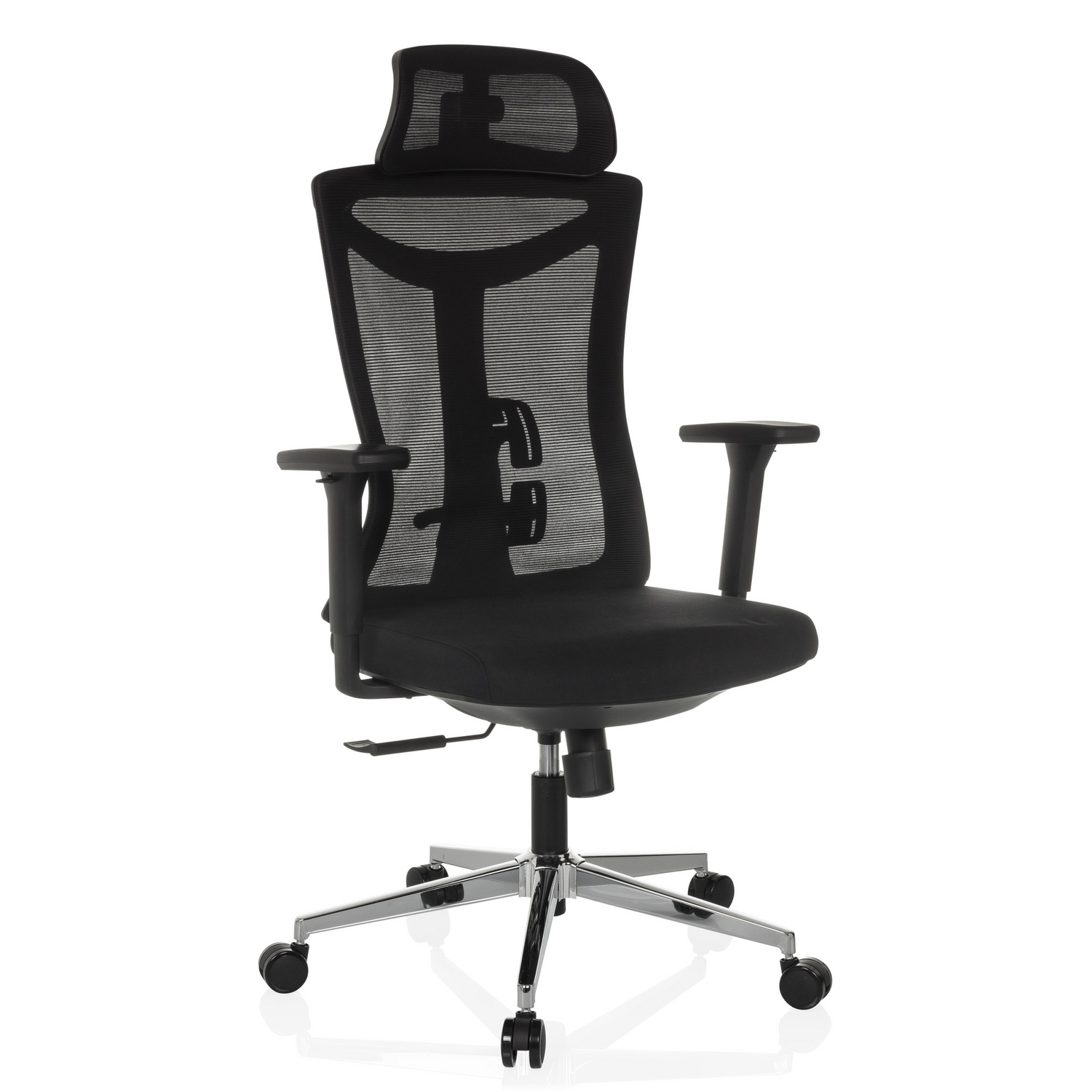 B-Ware Hjh Office Bürostuhl Drehstuhl Kamiak Rücken Netzstoff Sitz Stoff Schwarz Stuhl - 4064323039013