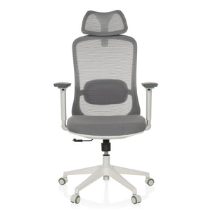 B-Ware hjh OFFICE Bürostuhl Drehstuhl MIKEO G Sitz Stoff Rücken Netzstoff grau Stuhl