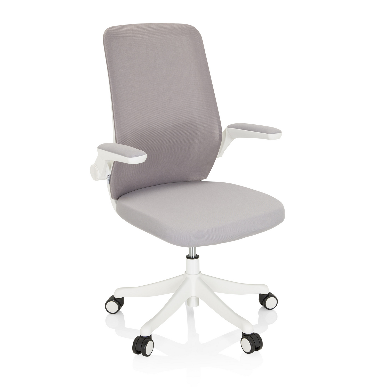 Hjh Office Bürostuhl Drehstuhl Miko W Netz Stoff Grau Möbel Büromöbel Stuhl B-Ware - 4064323017073