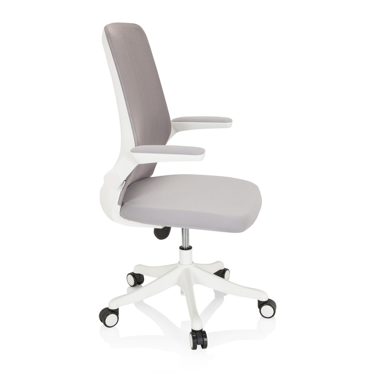 Hjh Office Bürostuhl Drehstuhl Miko W Netz Stoff Grau Möbel Büromöbel Stuhl B-Ware - 4064323017073