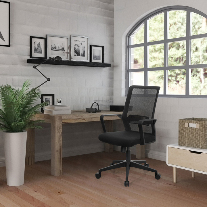 Hjh Office Bürostuhl Drehstuhl Sitzmöbel Preston Netzstoff Schwarz B-Ware - 4251084653941