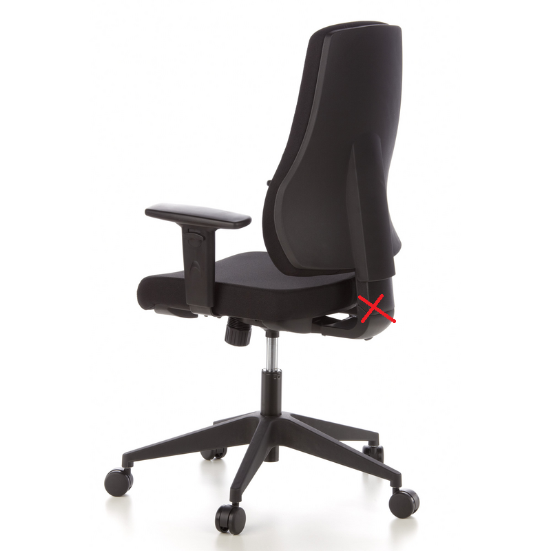 Hjh Office Bürostuhl Pro Tec 100 Schwarz Schreibtischstuhl Siehe Text/Foto C-Ware - 4260182537206