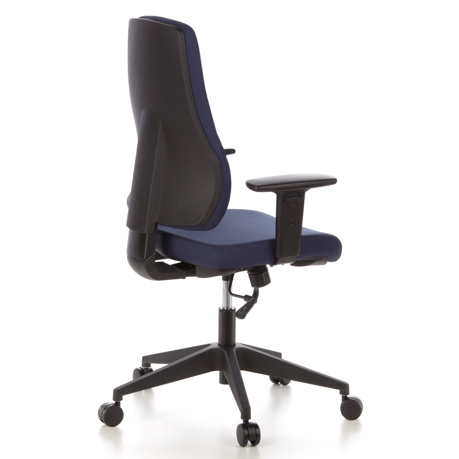 Hjh Office Bürostuhl Drehstuhl Pro Tec 100 Schreibtischstuhl Stoff Dunkelblau  B-Ware