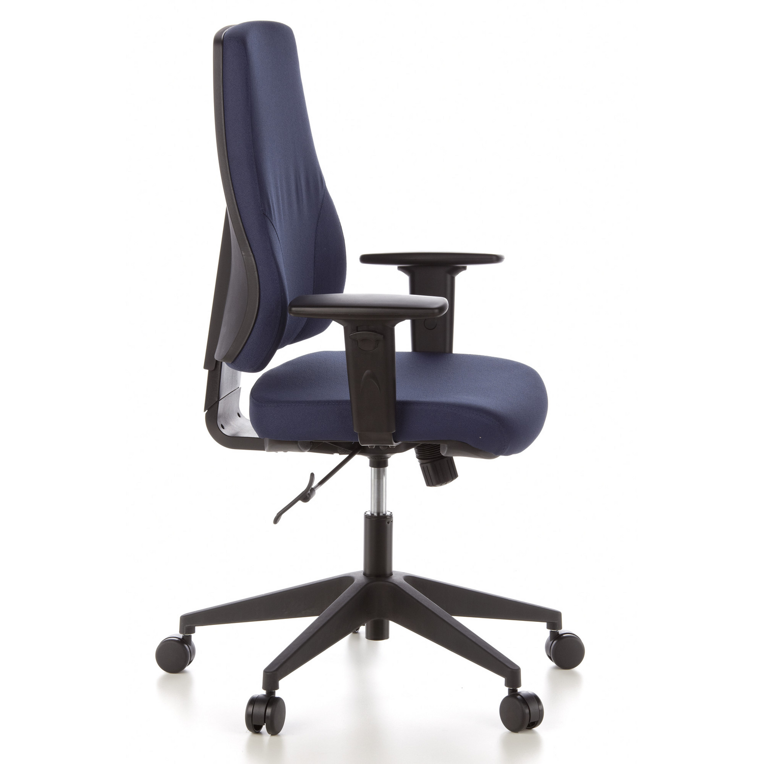 Hjh Office Bürostuhl Drehstuhl Pro Tec 100 Schreibtischstuhl Stoff Dunkelblau  B-Ware