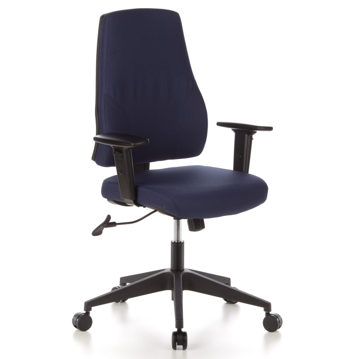 Hjh Office Bürostuhl Drehstuhl Pro Tec 100 Schreibtischstuhl Stoff Dunkelblau  B-Ware