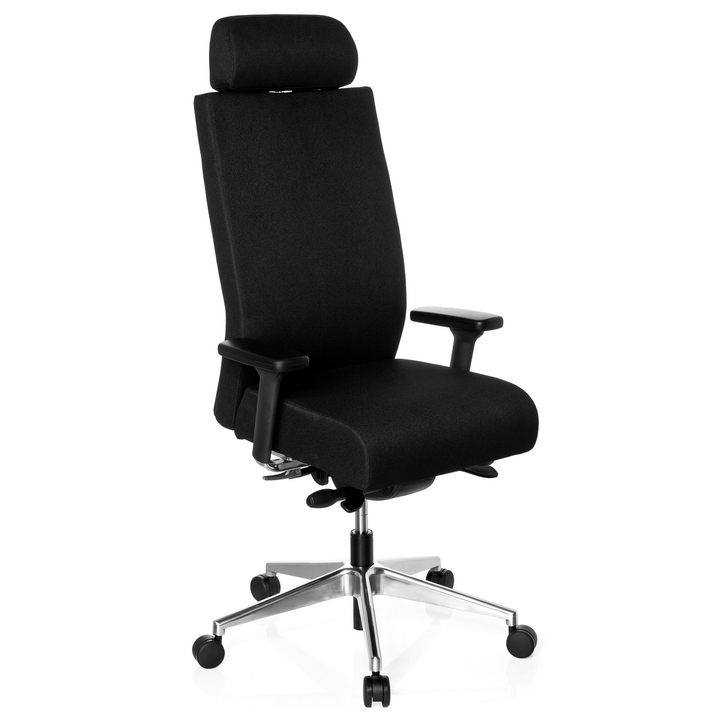 Hjh Office Bürostuhl Drehstuhl Pro Tec Xxl Vollpolster Schwarz Lordosenstütze B-Ware - 4260284082703