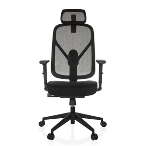 B-Ware Bürostuhl Drehstuhl Raloo Eco Sitz Stoff Rücken Netz Schwarz Hjh Office Stuhl