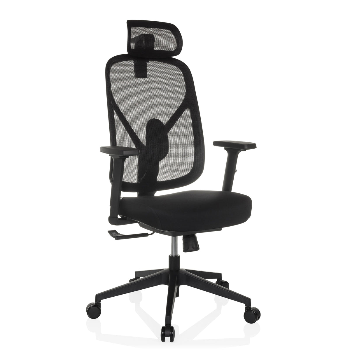 Bürostuhl Drehstuhl RALOO ECO Sitz Stoff Rücken Netz schwarz hjh OFFICE Stuhl - 4064323039068