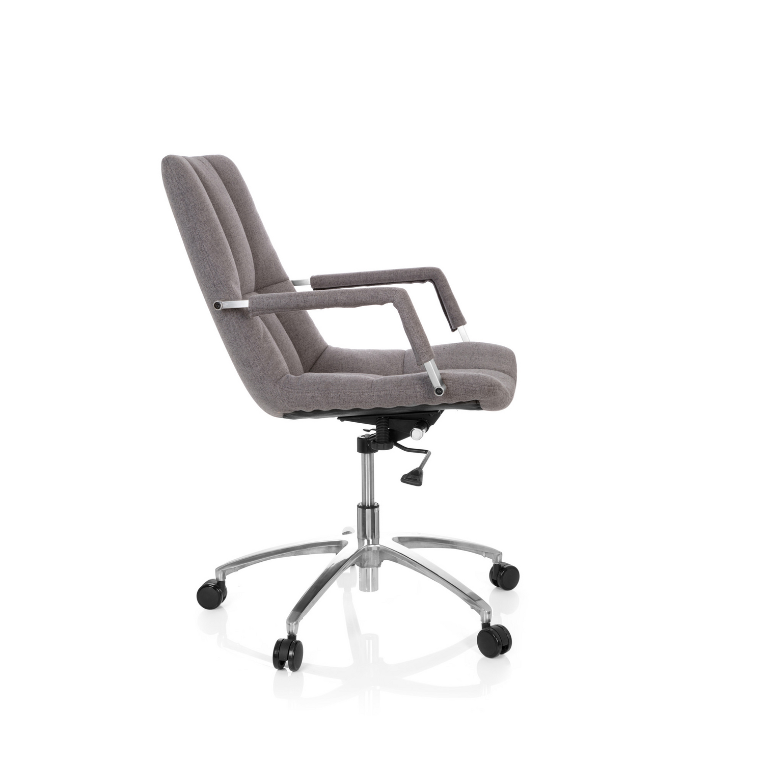 B-Ware Hjh Office Bürostuhl Drehstuhl Stuhl Saranto Stoff Dunkelgrau Mit 1 Zierkissen - 4251084658311