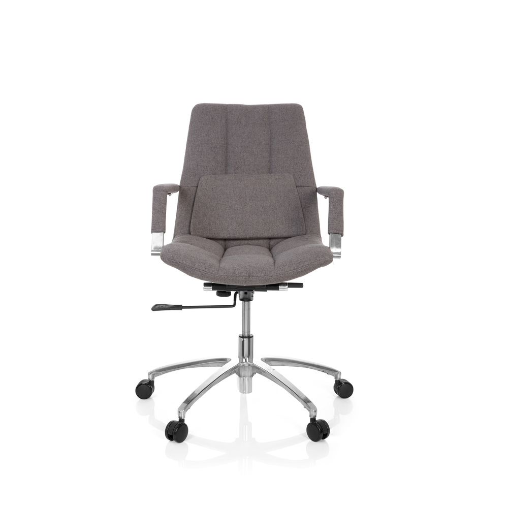 B-Ware Hjh Office Bürostuhl Drehstuhl Stuhl Saranto Stoff Dunkelgrau Mit 1 Zierkissen - 4251084658311
