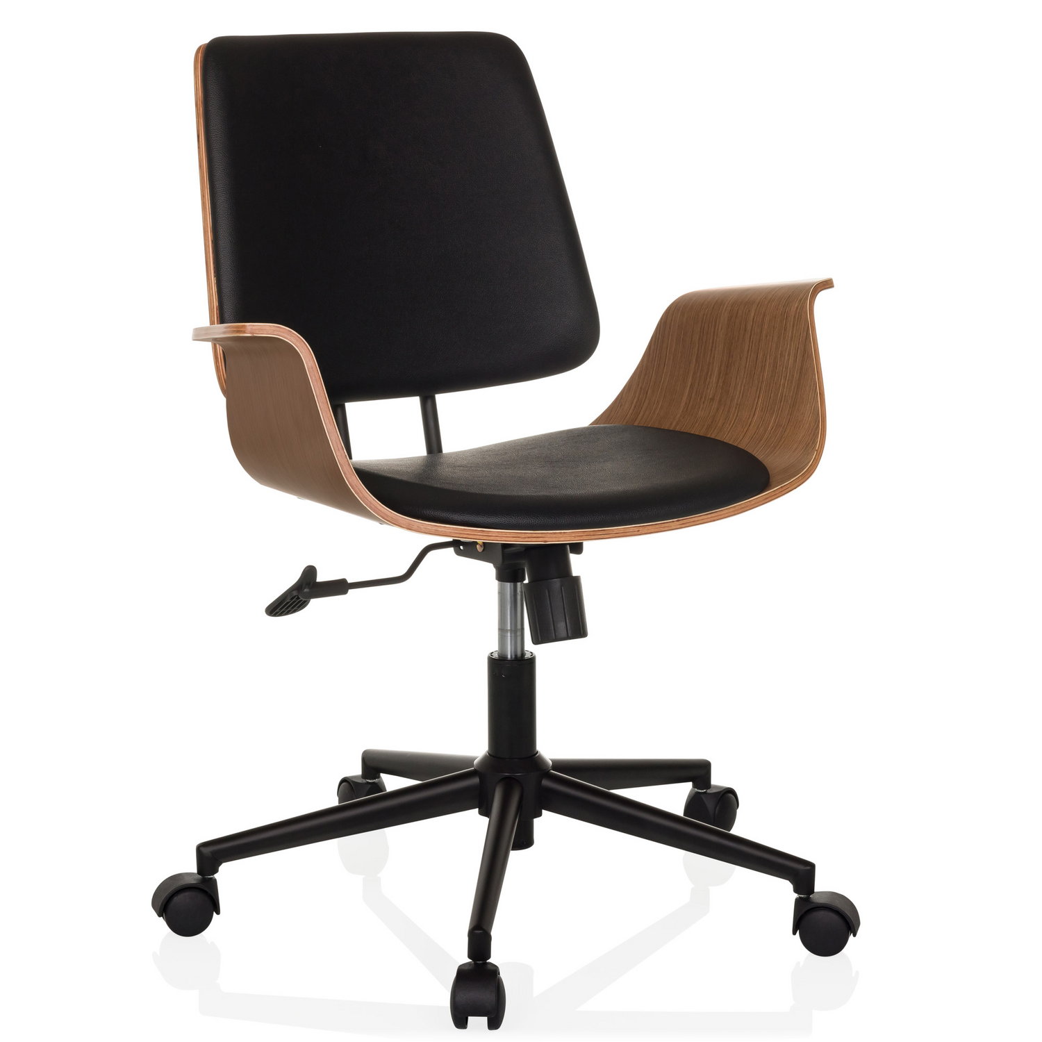 B-Ware Hjh Living Bürostuhl Drehstuhl Stuhl Cenca Ii Kunstleder Teak Siehe Text/Foto - 4064323039051