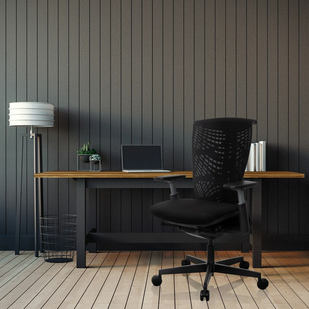 Hjh Office Profi Bürostuhl Drehstuhl Skope Schwarz Schreibtisch Netzstoff  B-Ware - 4251084677879