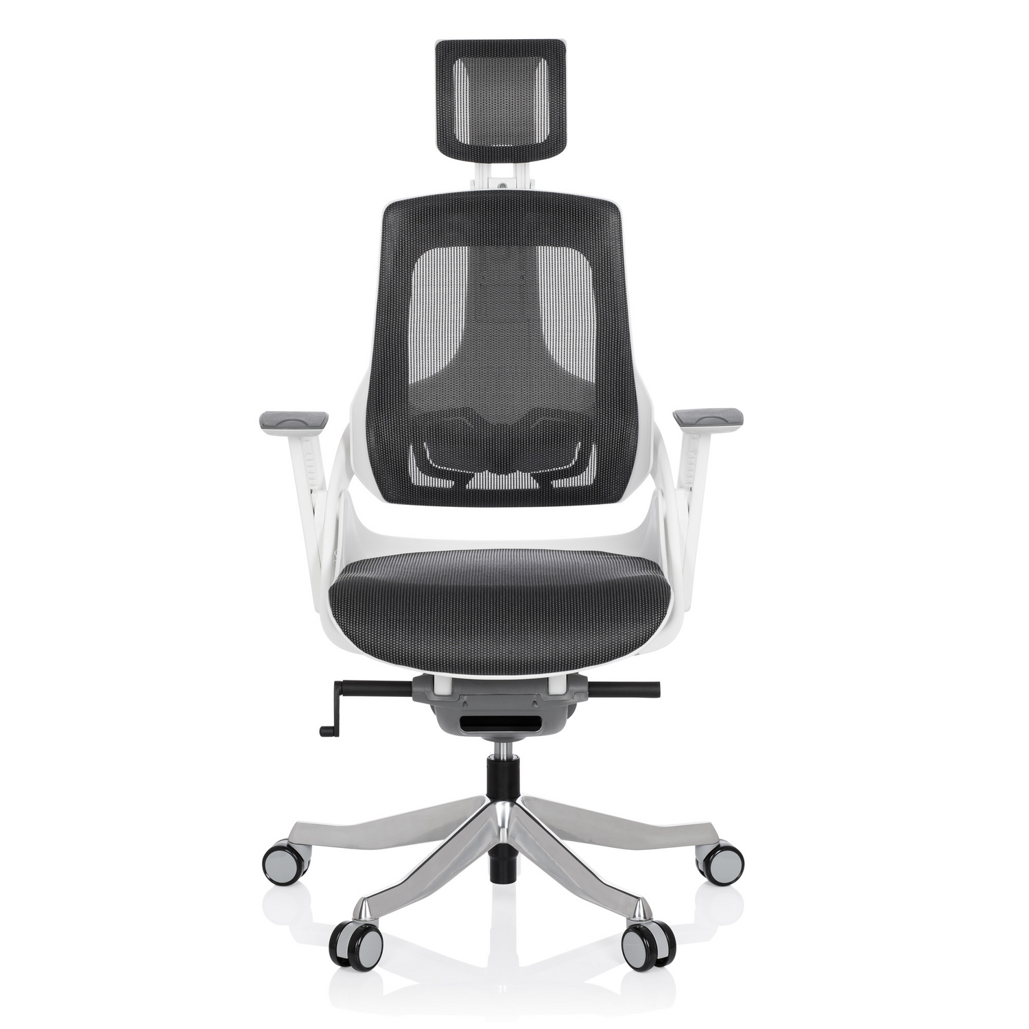 Hjh Office Bürostuhl Drehstuhl Spektre Netzstoff Grau Armlehnen  B-Ware - 4251084662059