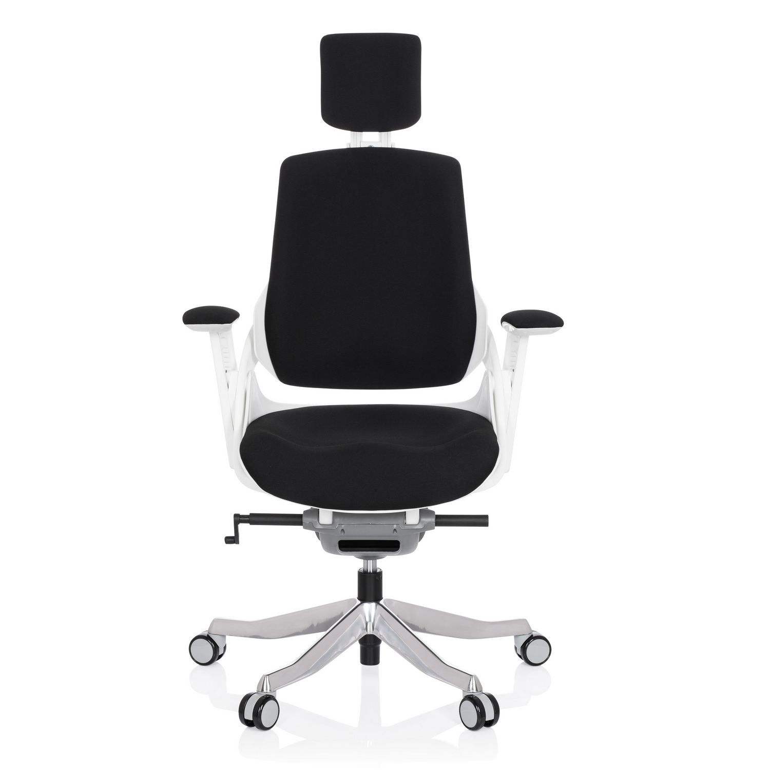 Hjh Office Bürostuhl Drehstuhl Spektre Stoff Schwarz Höhenverstellbar B-Ware - 4251084662066