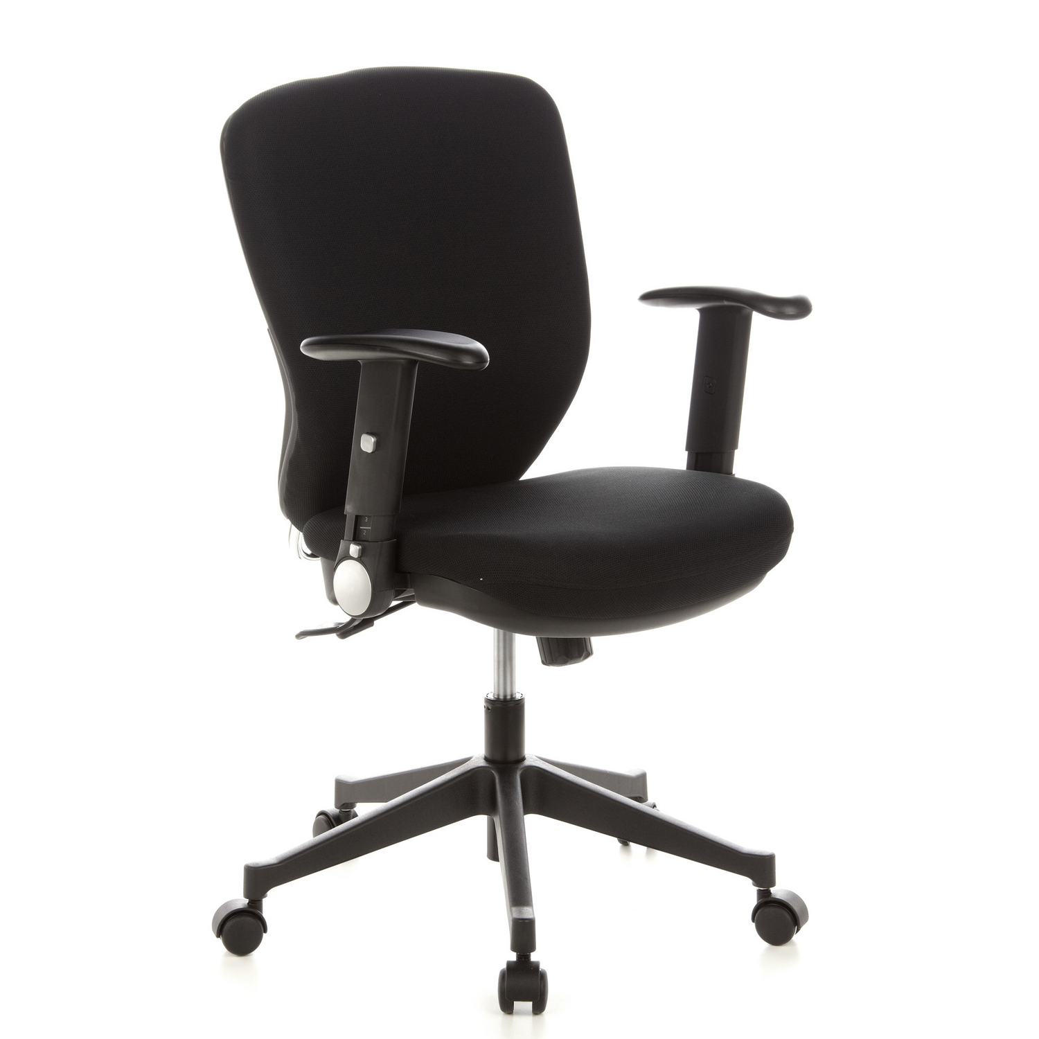 Hjh Office Bürostuhl Drehstuhl Stuhl Schwarz Höhenverstellbare Armlehnen B-Ware - 4260182538326