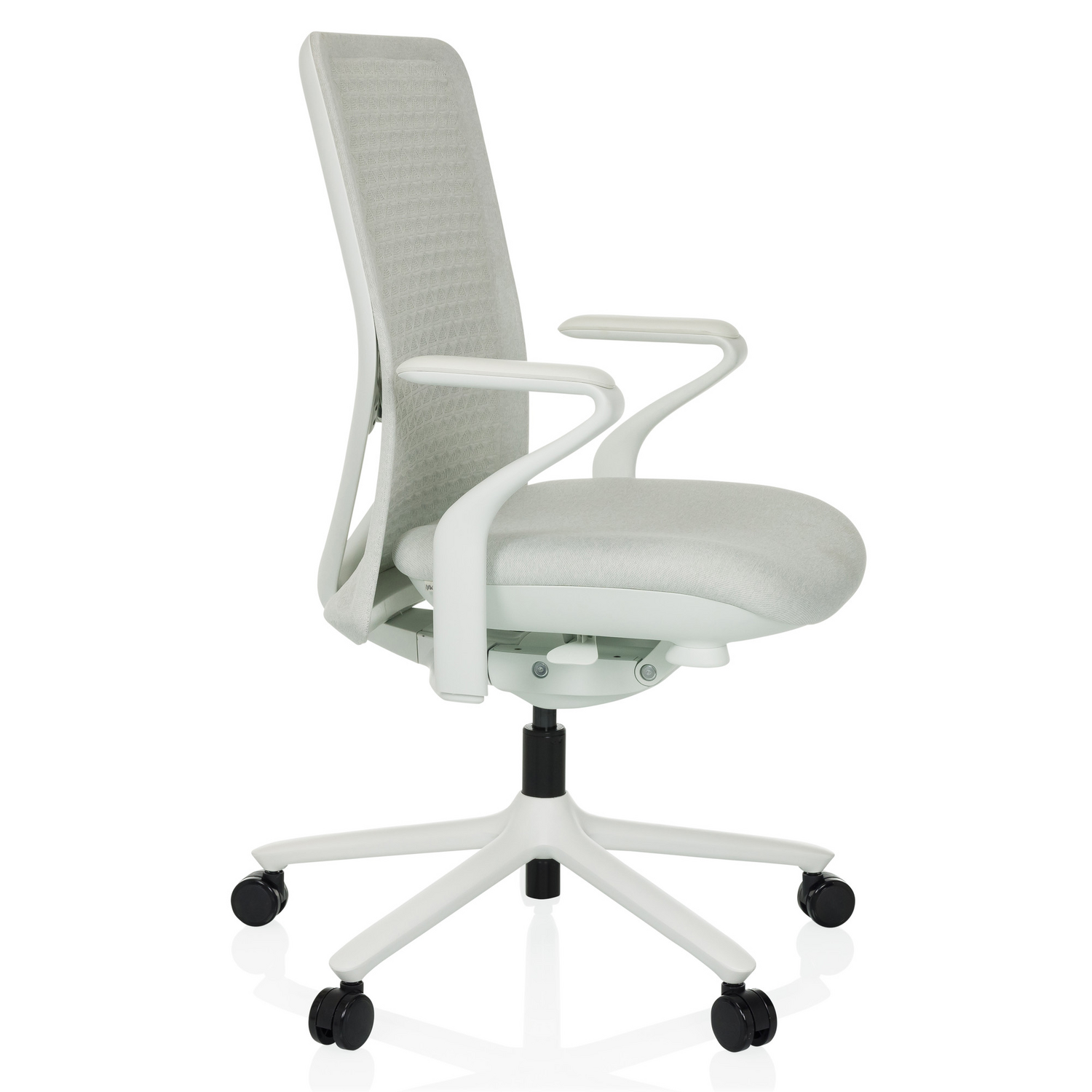 B-Ware Hjh Office Bürostuhl Drehstuhl Vervio Stuhl Weiß 3 D Netzstoff Sitz Polyester - 4064323045519