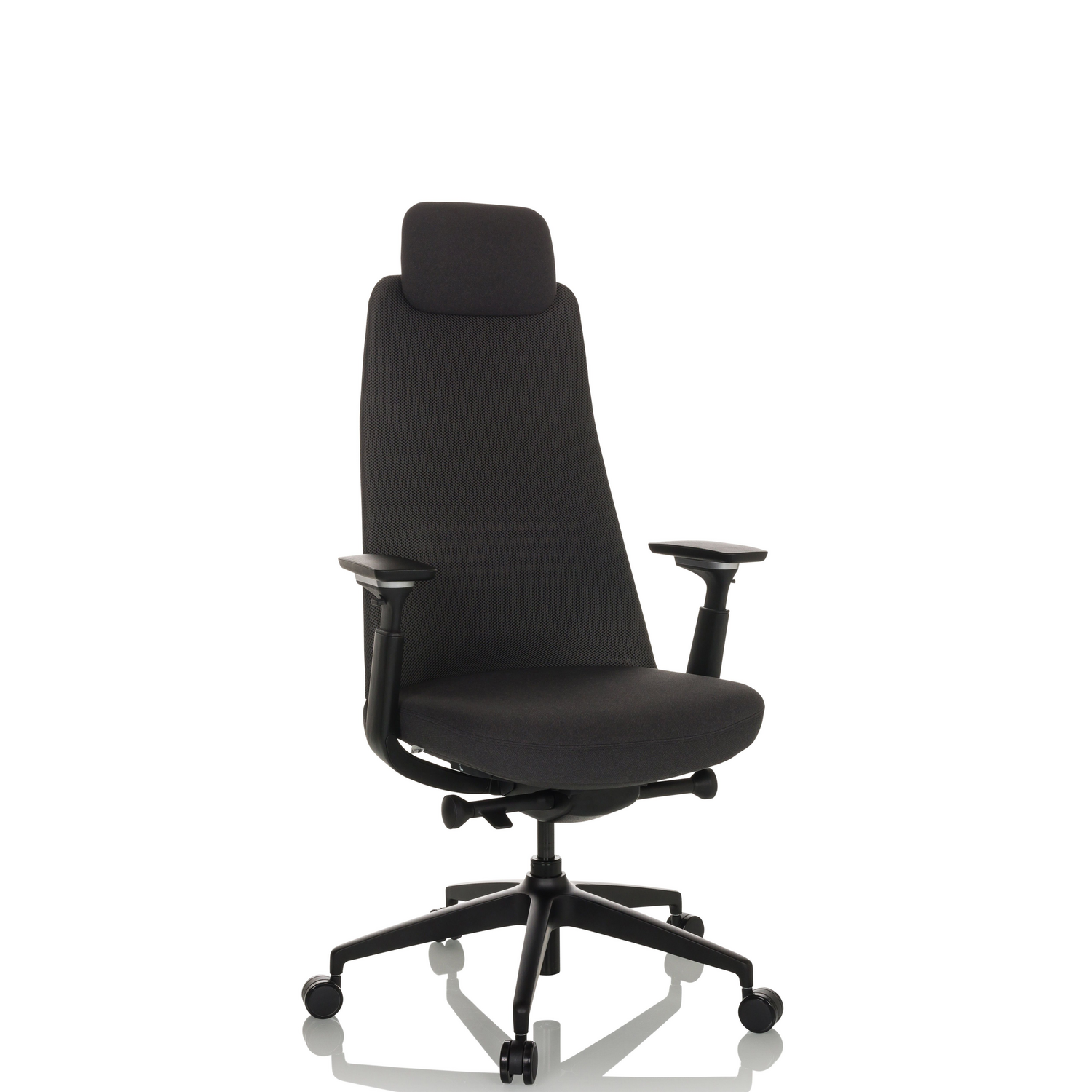 B-Ware Hjh Office Bürostuhl Drehstuhl Yucano Stuhl Schreibtischstuhl Stoff Schwarz - 4064323035183