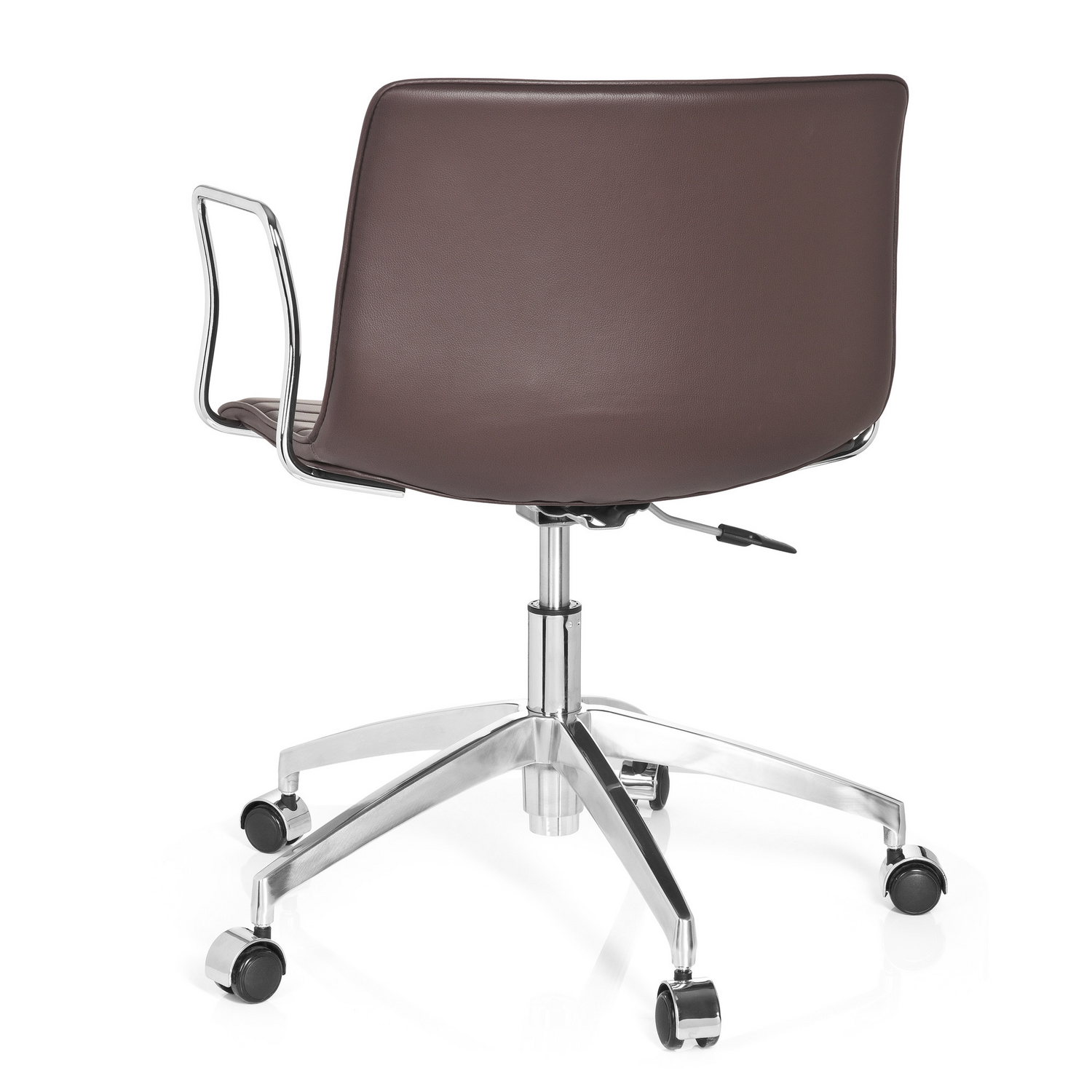 Hjh Office Bürostuhl Sitzmöbel Home Office Kunstleder Braun Designarmlehnen B-Ware - 4251084638764