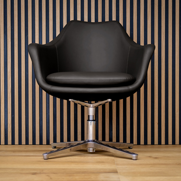 Hjh Office Bürostuhl Loungesessel Kunstleder Schwarz Position Return System B-Ware - 4251084664367