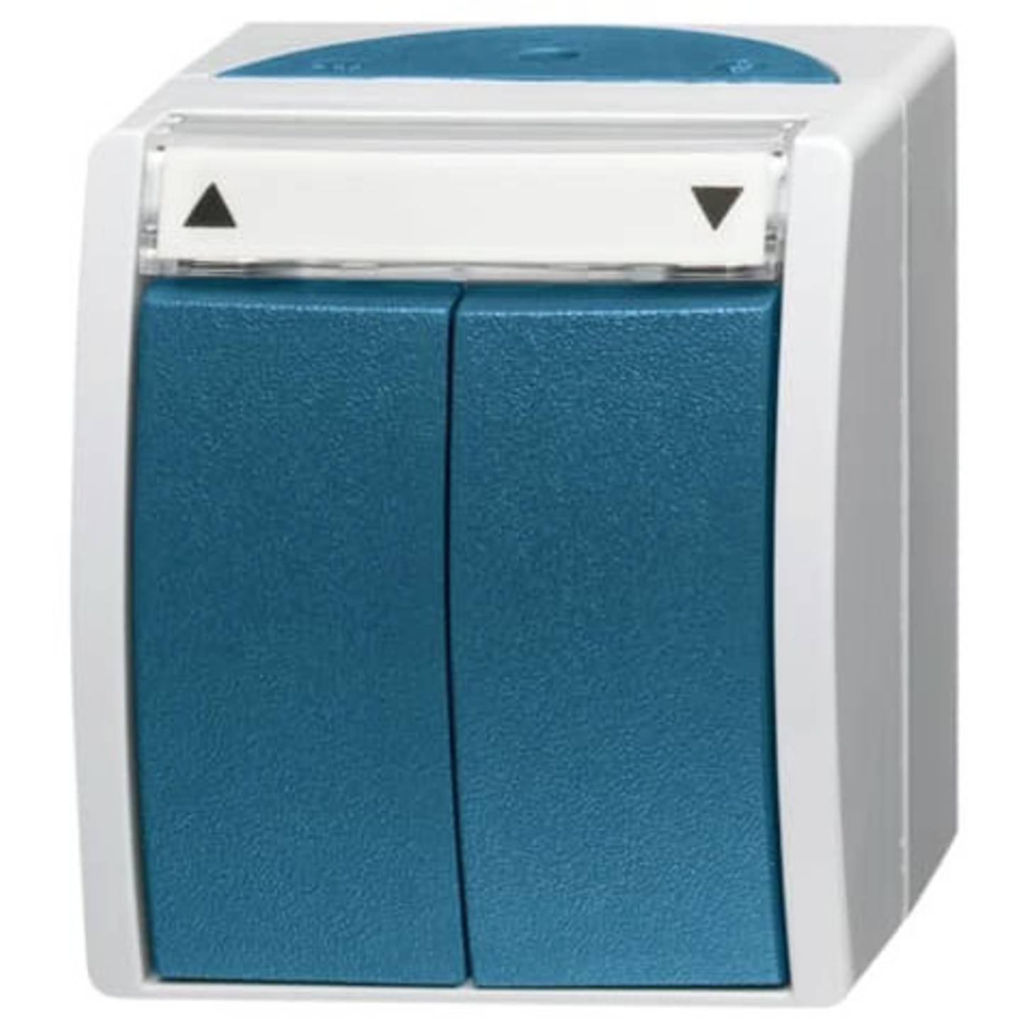 B-Ware Busch Jaeger Feuchtraum Schalterprogramm Jalousie Schalter Taster Ocean Grün - 4011395992746